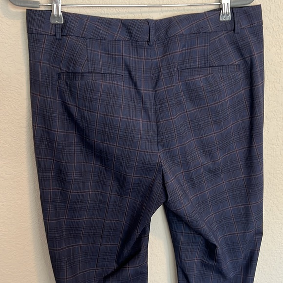 Banana Republic Dress Pant. Blue plaid. - Picture 4 of 5